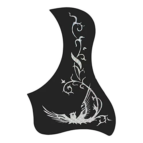 Pickguard pour guitare acoustique, autocollant autocollant Long, goutte  d'eau, accessoires YMH