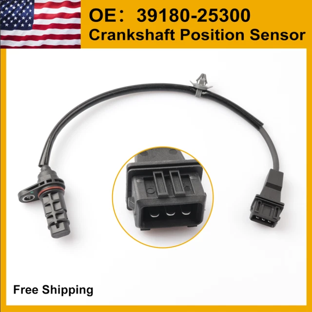 DOICOO 39180-23910 Crankshaft Position Sensor Fit for Hyundai Elantra