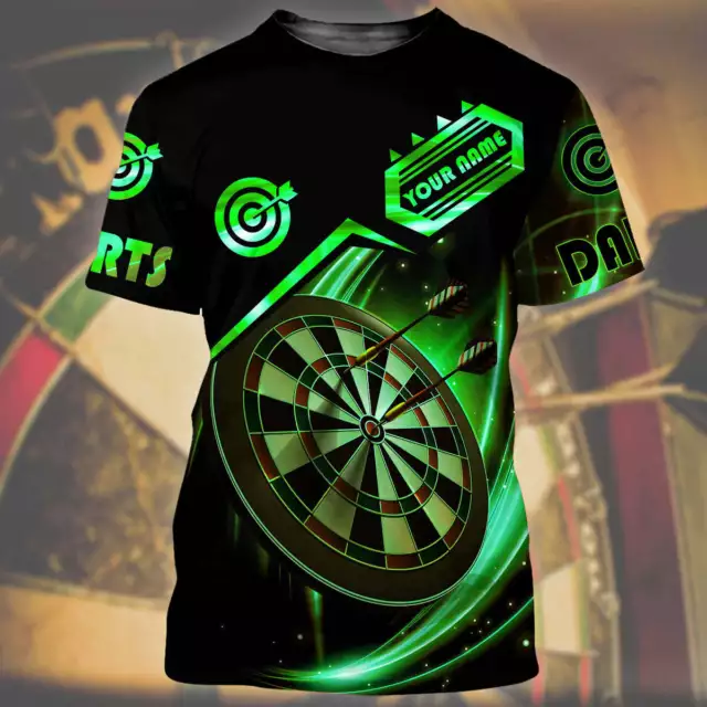 Personalized 3D All Over Print Dart On Shirt, Unisex Dart Shirt, Dart Shirts For