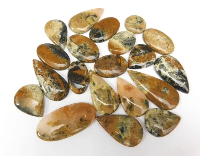 Natural Beautiful Jasper Multi Shape Cabochon Handmade Gemstone Wholesale Lot