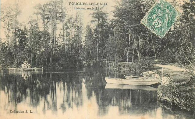 58 Pougues-Les-Eaux Boats On The Lake