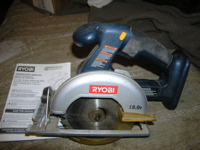 Ryobi shop p501 manual
