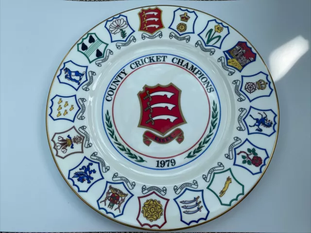 County Cricket Champions Essex 1979 Collectors Plate Coalport