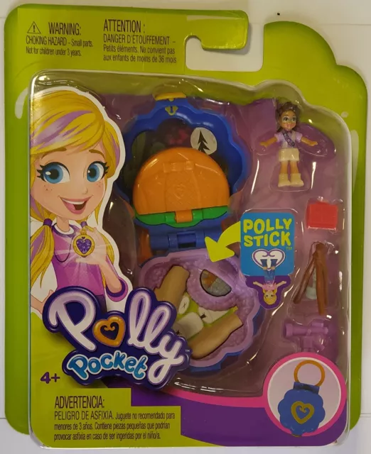Polly Pocket Tiny World Out of Sight Campsite Shani Playset Mattel