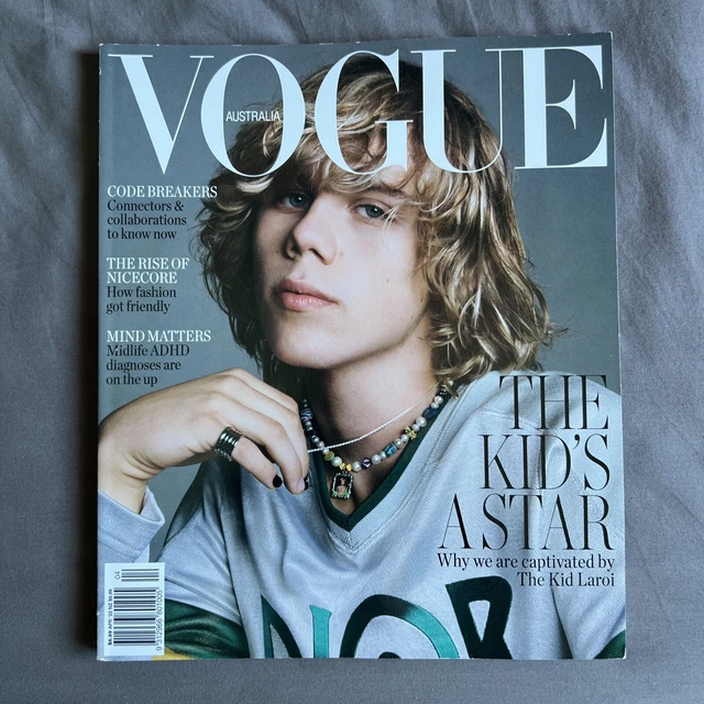🔶️RARE VOGUE AUSTRALIA MAGAZINE APRIL 2022 THE KID LAROI KATARINA DEME  COVER
