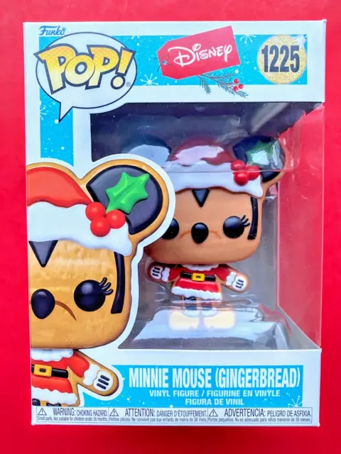 2023 Funko PoP! Disney Christmas "MINNIE MOUSE (GingerBread)" #1225, Sealed NIB