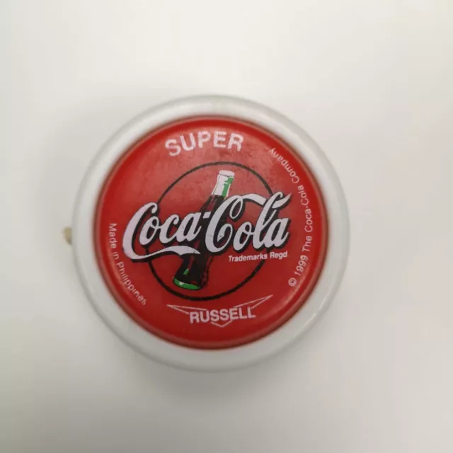 Vintage 1999 Christmas Toy Yo-yo SUPER Russell Coca Cola Made Philippines Xmas