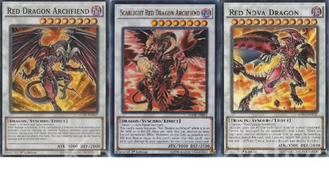 Yugioh Jack Atlas Complete Deck - Red Dragon Archfiend - Nova - 43 Cards NM UNL