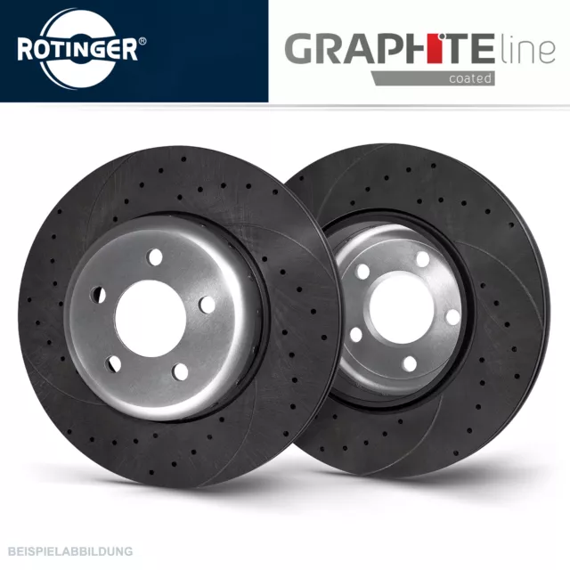 Rotinger High Performance Graphite Sport-Bremsscheiben vorne VA - 350Z Z33