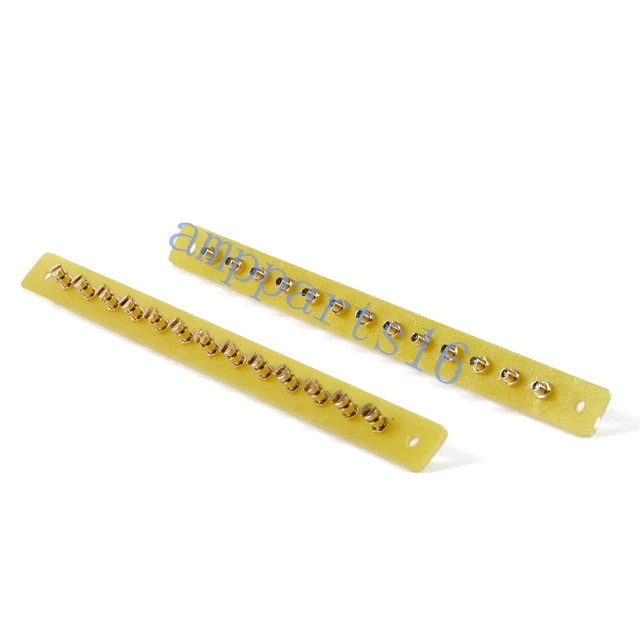 2pcs Terminal Strip Turret Tag Board 13Lug Point to Point Guitar Tube AMP