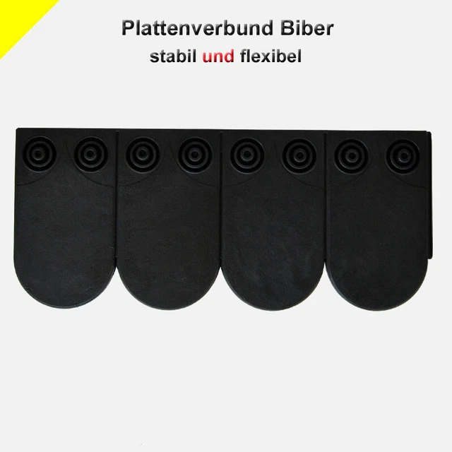 Stabuflex Biberplatten Biberschwanz Ziegel Dachziegel Kunststoffziegel für Dach