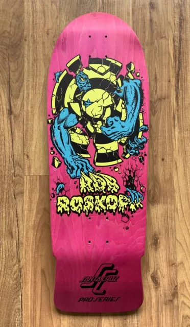 Santa Cruz Rob Roskopp Target 3 Oldschool Skateboard Deck Reissue