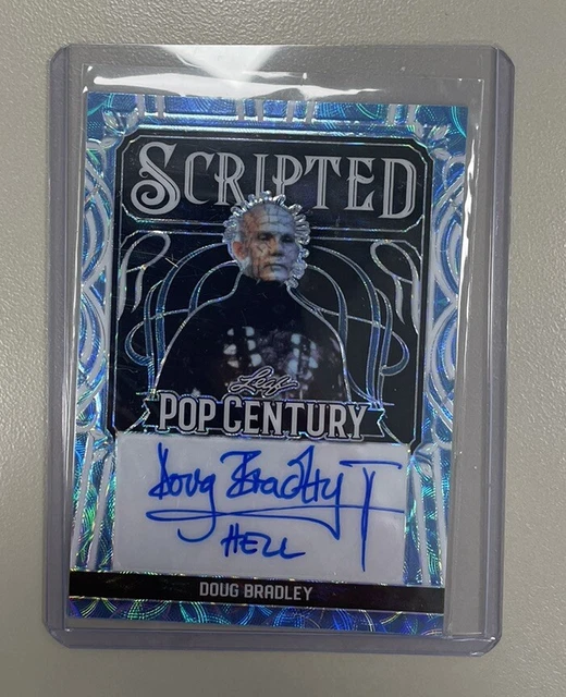2024 LEAF POP Century Scripted "Hell" Pinhead Doug Bradley Auto Blue
