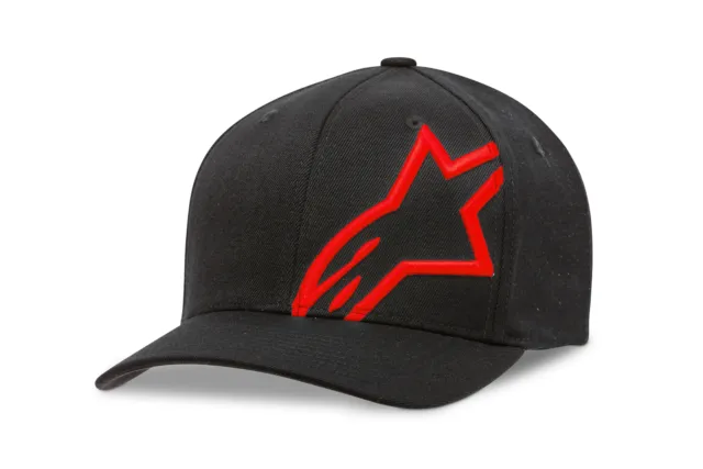Alpinestars - Corp Shift 2 Curved Brim Hat Black/Red - Large/XL
