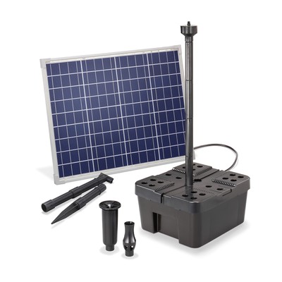 Esotec Solaire Pompe de Cours D'Eau 50W 2500l Hauteur Chute Étang esotec 101960 