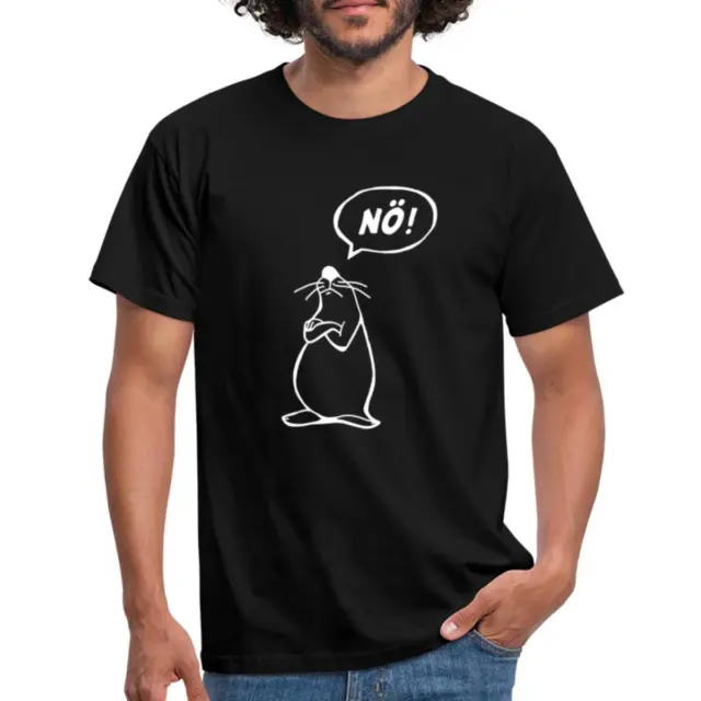 Seehund Nö Bevor Du Fragst Nein Männer T-Shirt