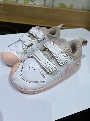 Scarpe da ginnastica Nike bambino taglia 6,5 bianche in pelle rosa