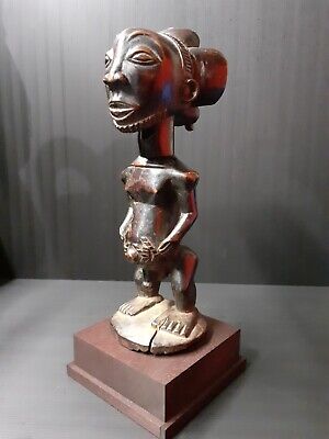 Statue Hemba 34Cm Congo Rdc Art Tribal Africain Ancien Statuette  Masque Afrique