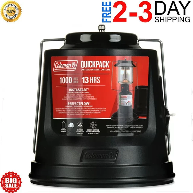 Coleman 810 Lumen 2-Mantle Quickpack Fuel Lantern With Case