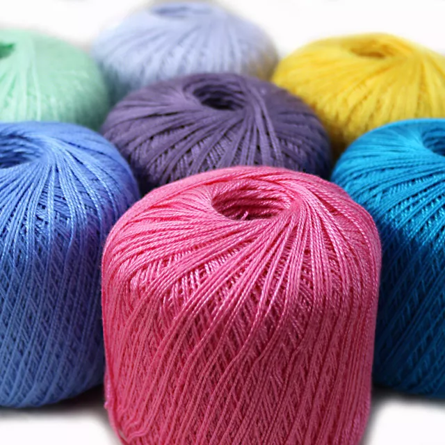 Thread No.8 Cotton Crochet Yarn Craft Tatting Hand Knit Embroidery  50grX1Ball