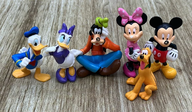 Disney Lot Figures Toys PVC Cake Toppers Princess Mickey Minnie Goofy Pluto