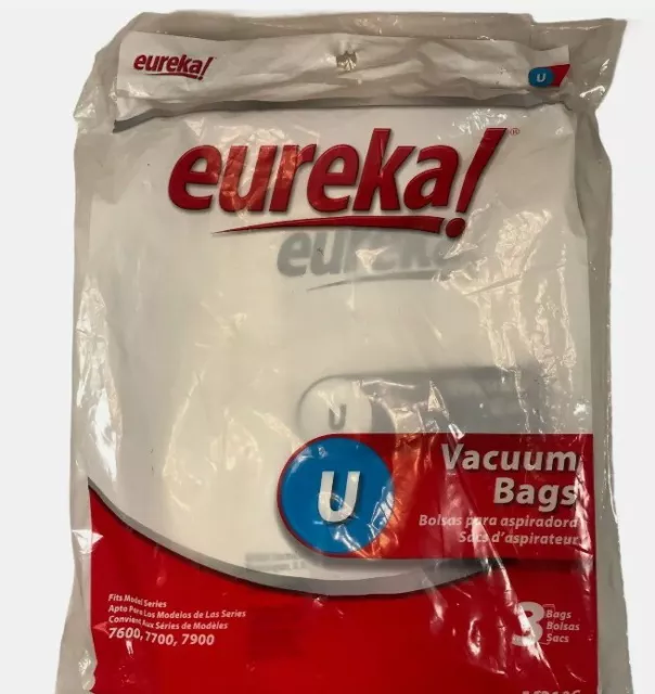 Eureka 57802C, Style U Replacement Vacuum Bags, Pack Of 3 Electrolux Home Care