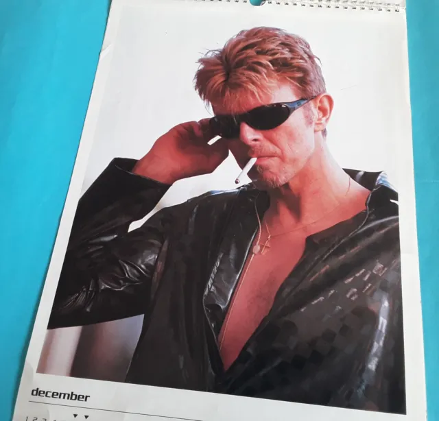 1997 David Bowie Wall Calendar Calendar Very Rare 3