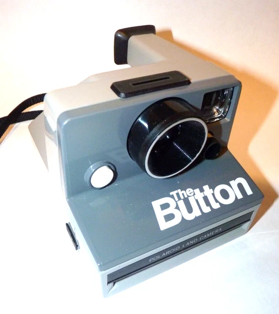 POLAROID The BUTTON Land CAMERA w/ Box & INSTRUCTIOS
