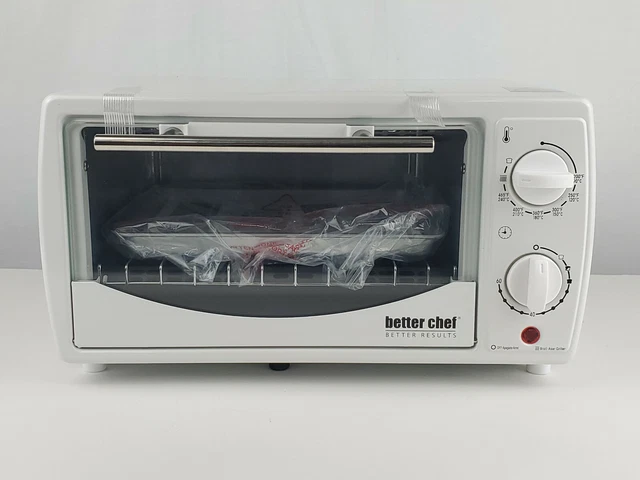 Better Chef IM-255W 9 Liter Toaster Oven, White