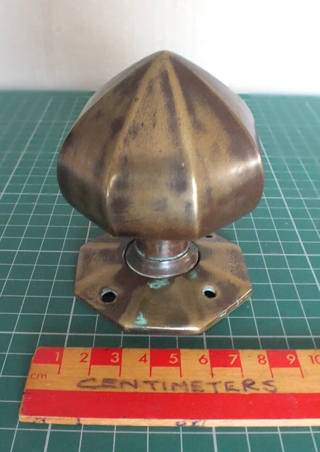 Superb Reclaimed Victorian Bronze / Brass  Front Door Pull / Handle