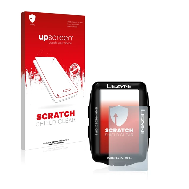 upscreen Schutz Folie für Lezyne Mega XL GPS Kratzfest Anti Fingerprint Klar