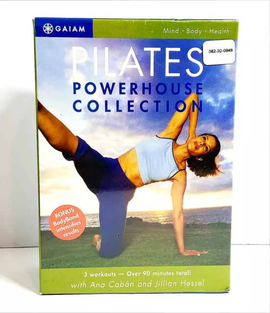 GAIAM PILATES DVDS Boxed Set of 3 Workouts Powerhouse Collection with Body  Band $10.12 - PicClick