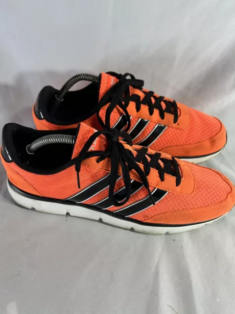 Adidas Neo Label Racer Men’s Trainers. Orange/Black. Rare. UK Size 9.5. VGC