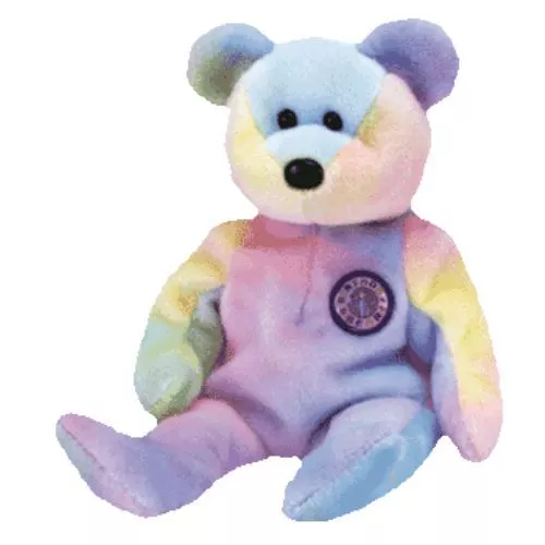 Ty Beanie Baby Babie * BB Bear * B.B. Bear The Birthday Teddy Bear 04253