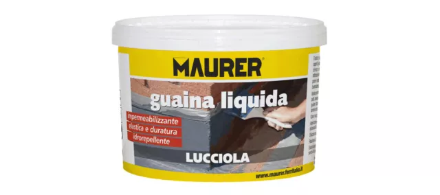 Guaina Liquida Impermeabilizzante Elastica E Duratura 700Ml Color Grigio Fi95760