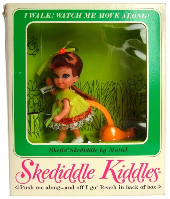 Vintage 1968 Mattel Liddle Kiddles Sheila Skediddle Mint New Factory Sealed NRFB