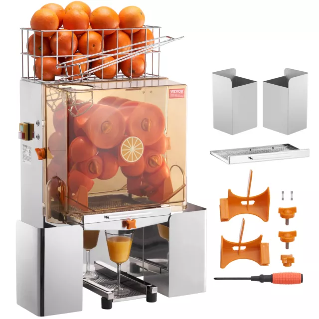 VEVOR Spremiagrumi Estrattore di Succo d'Arancia Alimentazione Automatica 120 W