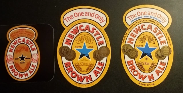 British Beer Labels Newcastle  Breweries
