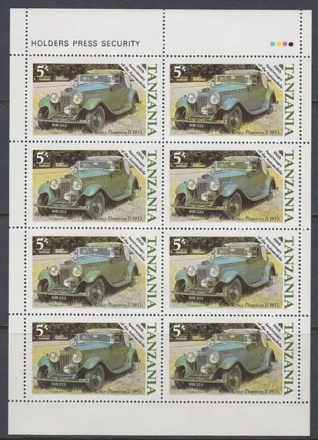 Tanzania 1986 ** Mi.310 Autos Cars Oldtimer Rolls-Royce Phantom II [st1606]