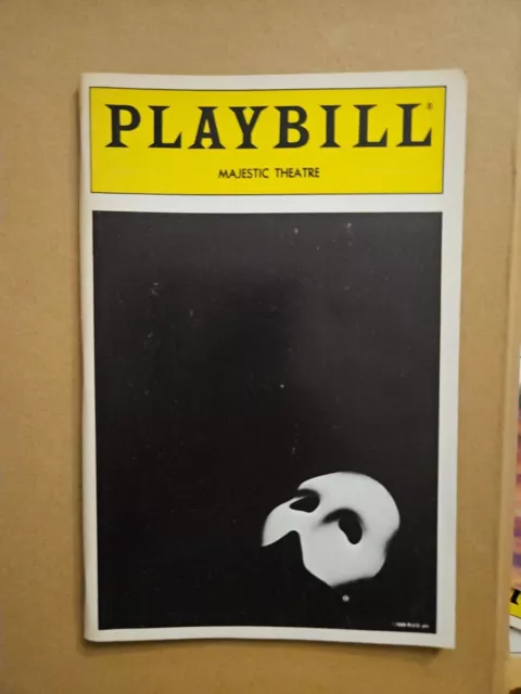 RARE PHANTOM OF THE OPERA FEB 88 Broadway ORIGINAL CAST Playbill SARAH BRIGHTMAN