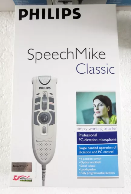 Philips LFH5262/00 SpeechMike Classic Version Dictation Microphone