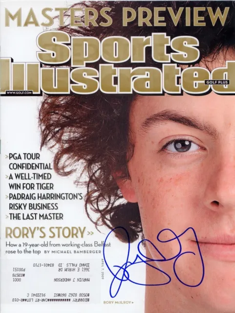 Rory McIlroy SIGNED Golf Plus Sports Illustrated COA!