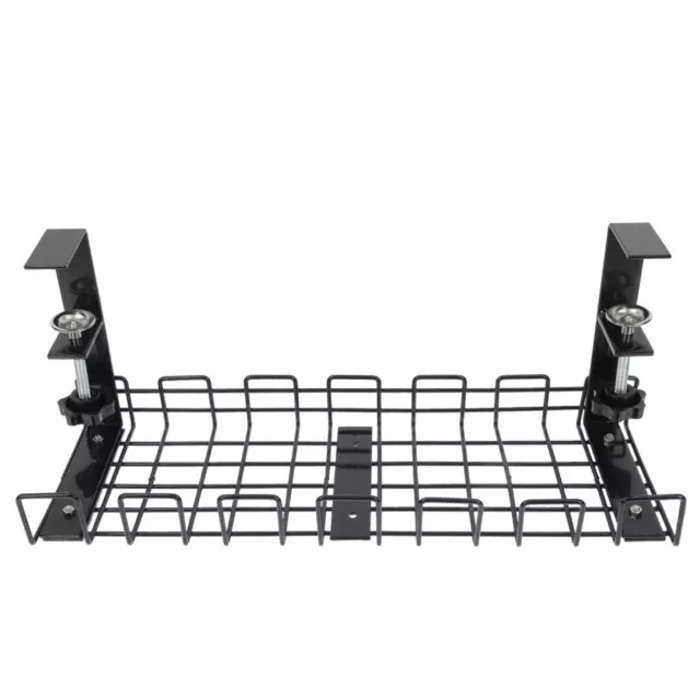 Electric Wire Organizer Hanging Rack under Desk Cable Tray Cord Holders Office