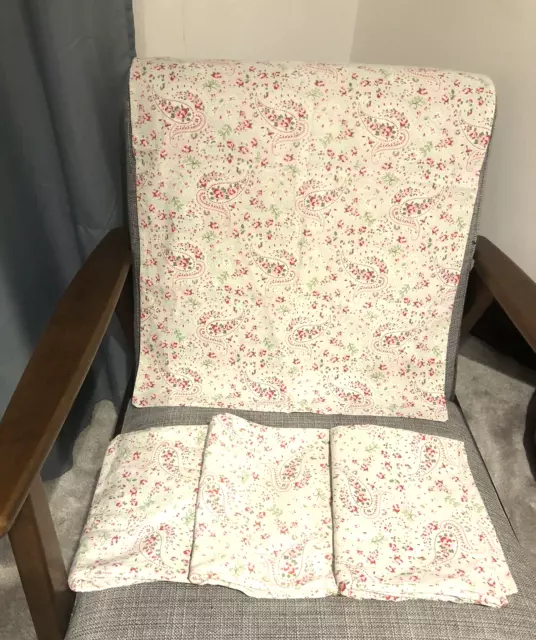 4 X Cath Kidston Rosali Ikea Dirsy Paisley Floral Pillowcases Fabric As18