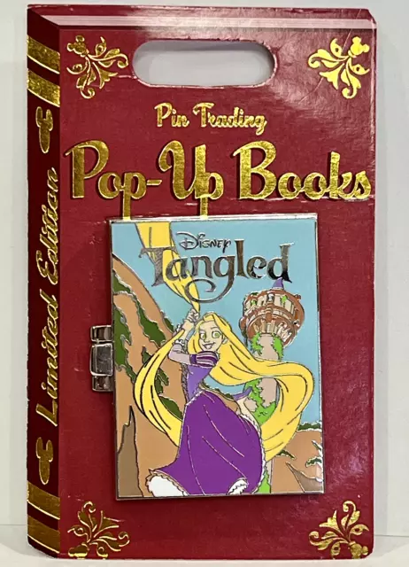 Disney Pop Up Book Pin of the Month - Tangled - LE 4000 New