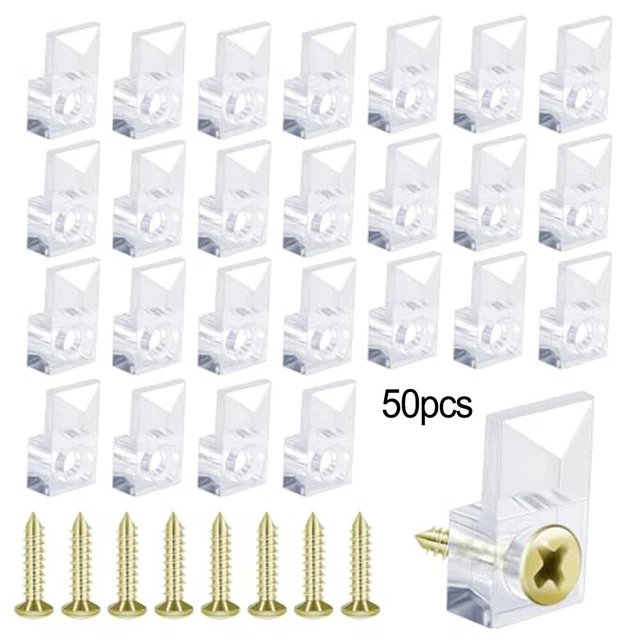 6 Pinces Papillon Pour Piscine - Clips En V En Résine Blanche - Pour Fixer écumoire, Brosse, Râteau Ou Tête D'aspirateur