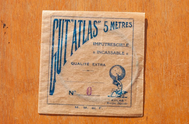 rare pochette collection RACINE ANDALOUSE pêche moulinet ancien root & gut