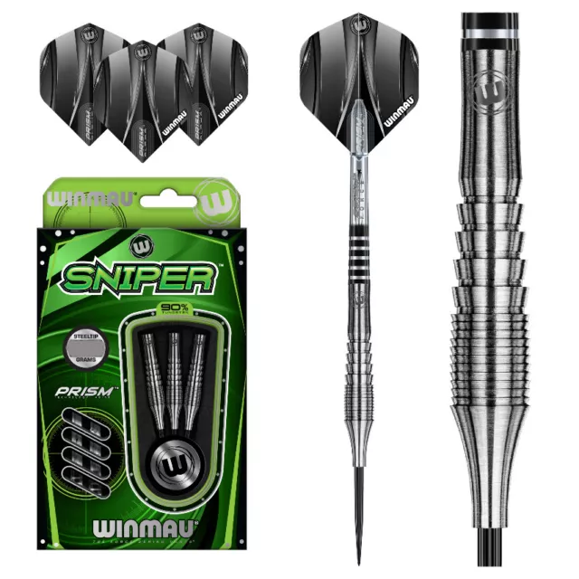 Winmau Darts Sniper 90% Tungsten 21g 23g (Steel Dart) Dartpfeil NEU