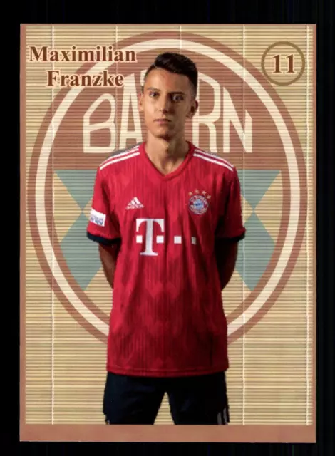 Maximilian Franzke  Autogrammkarte Bayern München II 2018-19