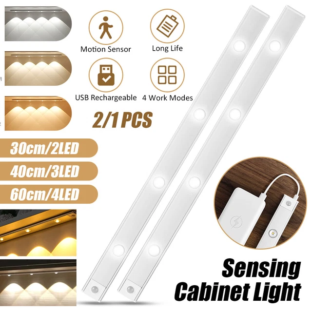 Küchen Unterbauleuchte LED AKKU Schranklicht Batterie USB Aufladbar LED